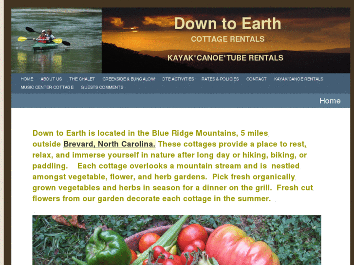 www.downtoearthcabins.com