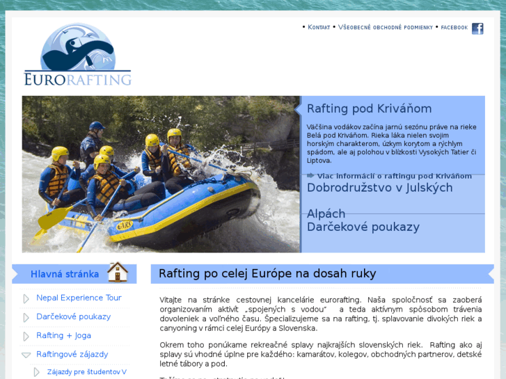 www.eurorafting.sk