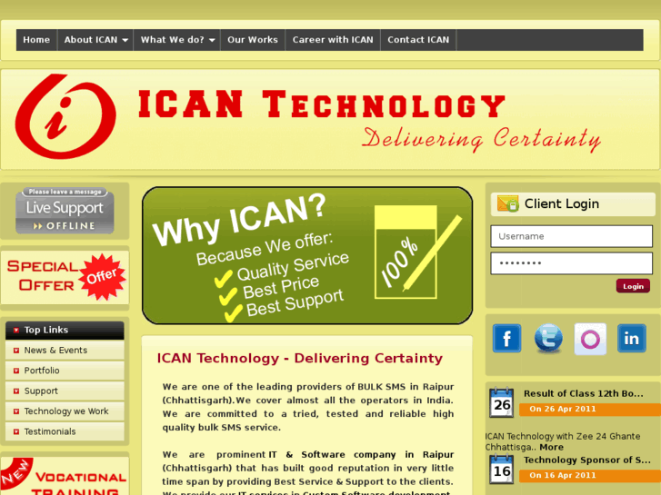 www.icantechnology.in