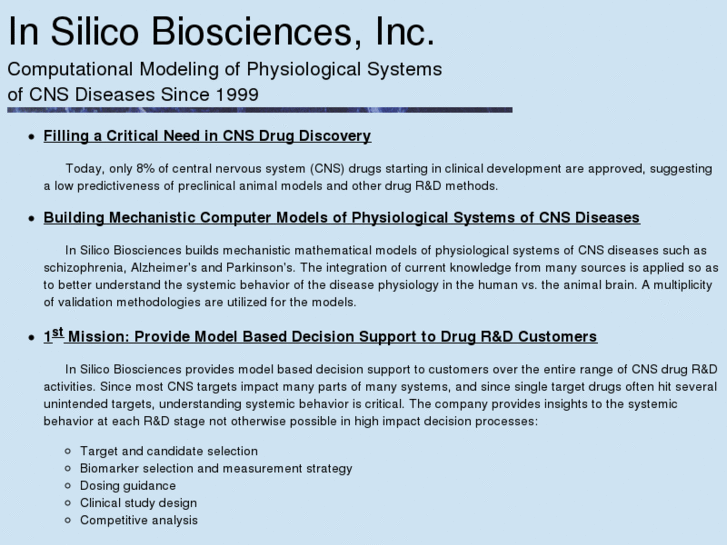 www.in-silico-biosciences.com