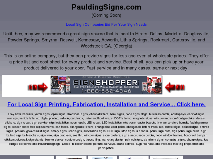www.pauldingsigns.com