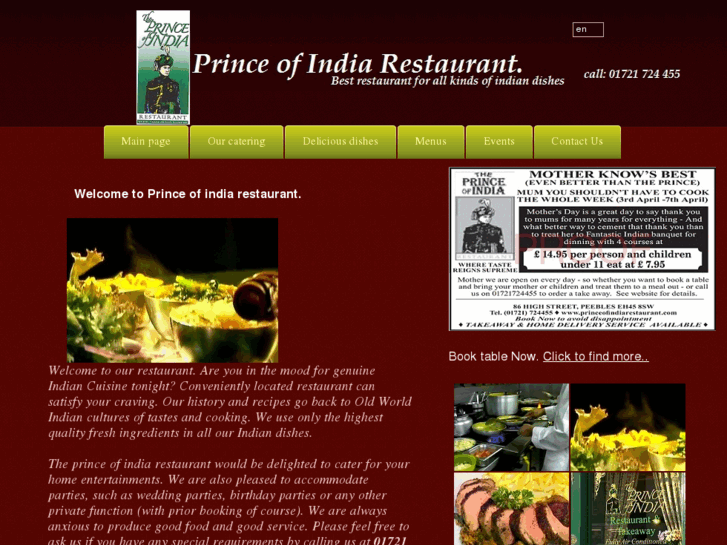 www.princeofindiarestaurant.com