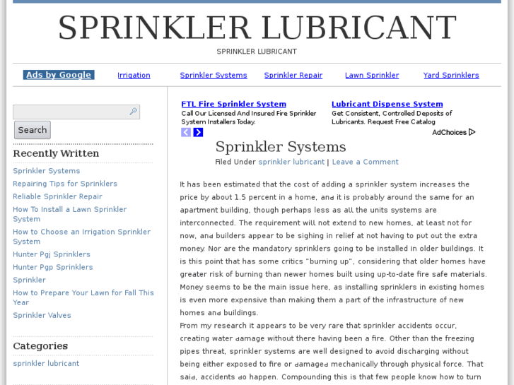 www.sprinklerlubricant.com
