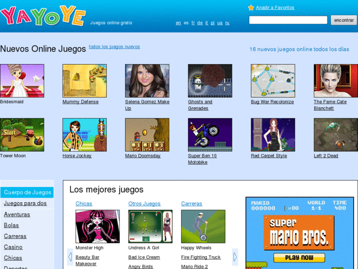 www.yayoye-juegos.com