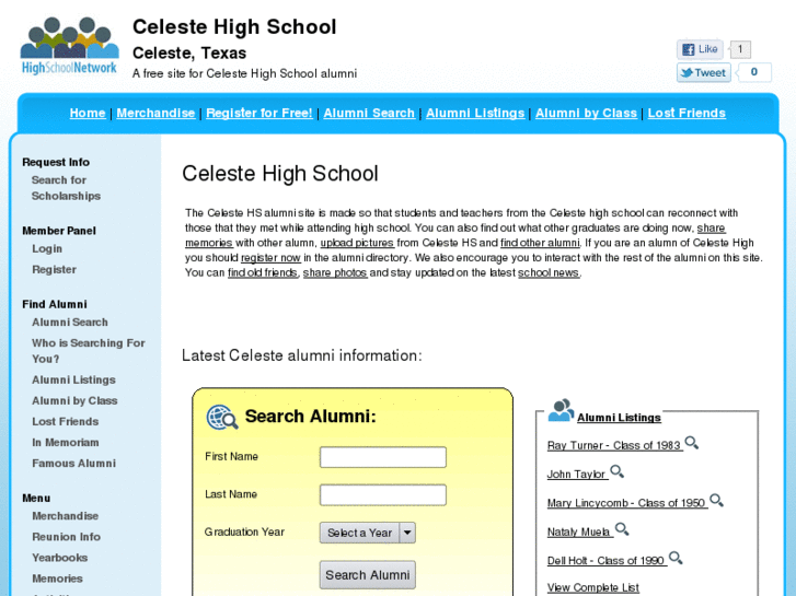 www.celestehighschool.com