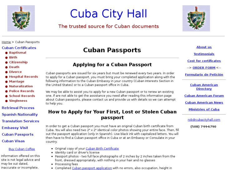 www.cubanpassports.com