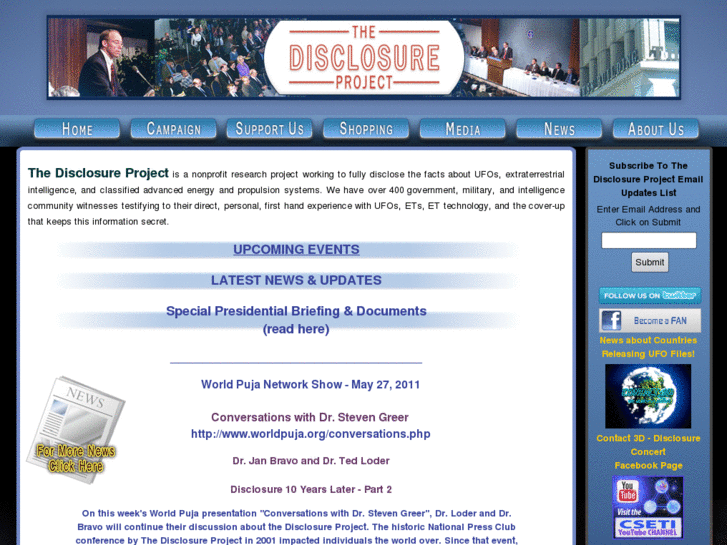 www.disclosureproject.org