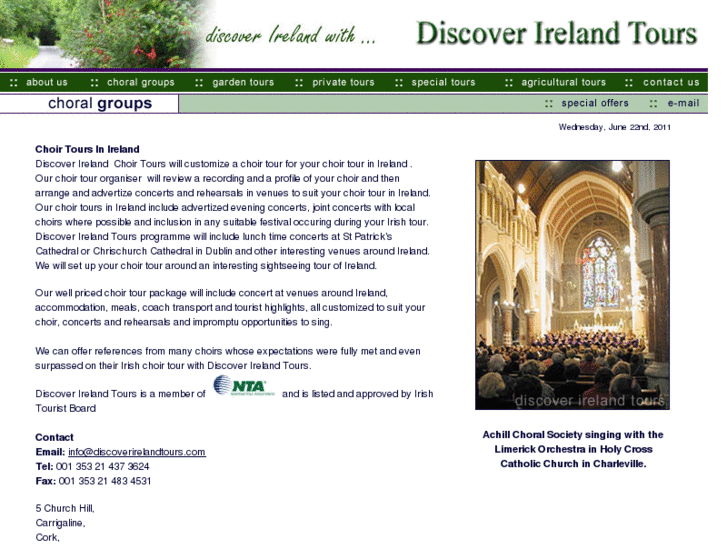 www.discoverirelandchoirtours.com