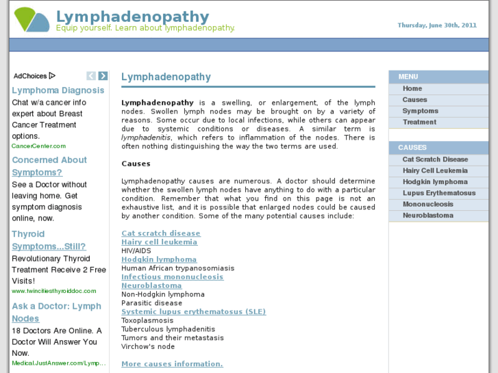 www.lymphadenopathy.net