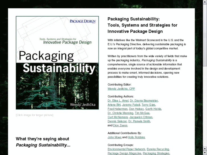 www.packagingsustainability.info