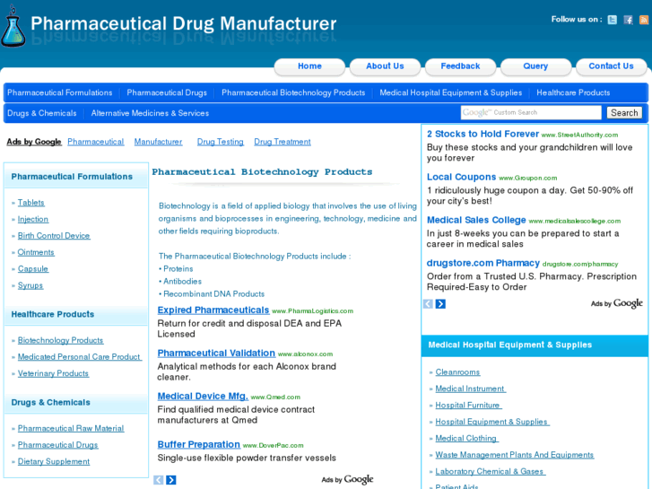 www.pharmaceuticaldrugmanufacturer.com