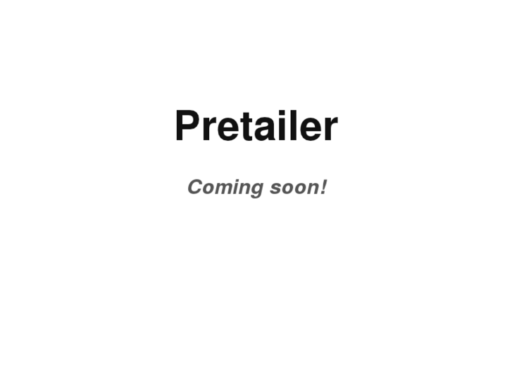 www.pretailer.com