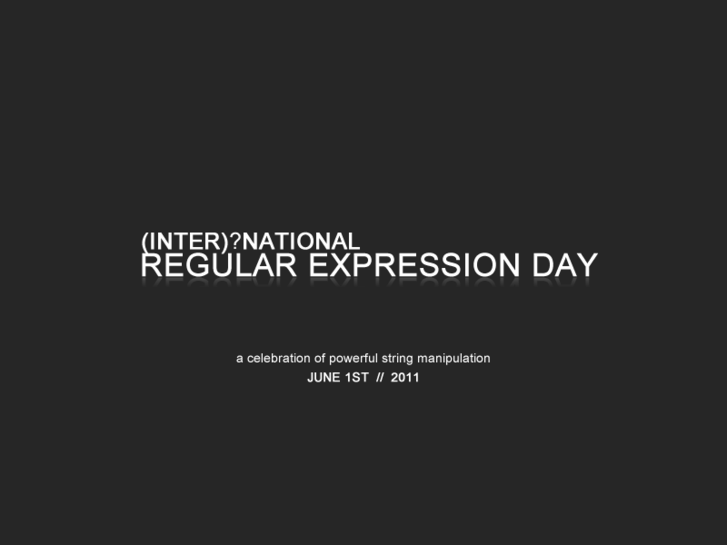 www.regular-expression-day.com