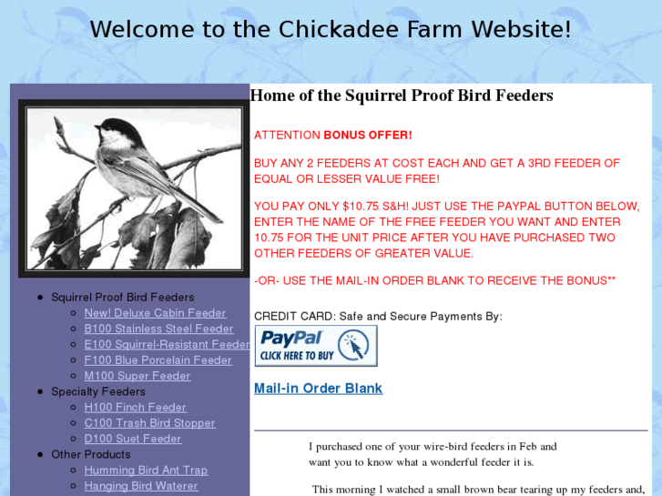 www.squirrelproofbirdfeeder.com