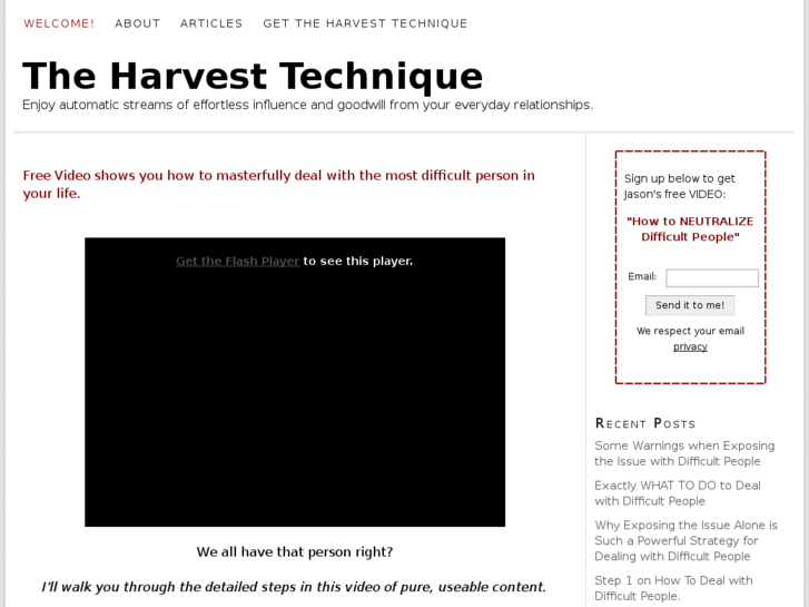 www.theharvesttechnique.com