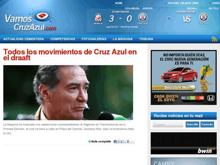 www.vamoscruzazul.com