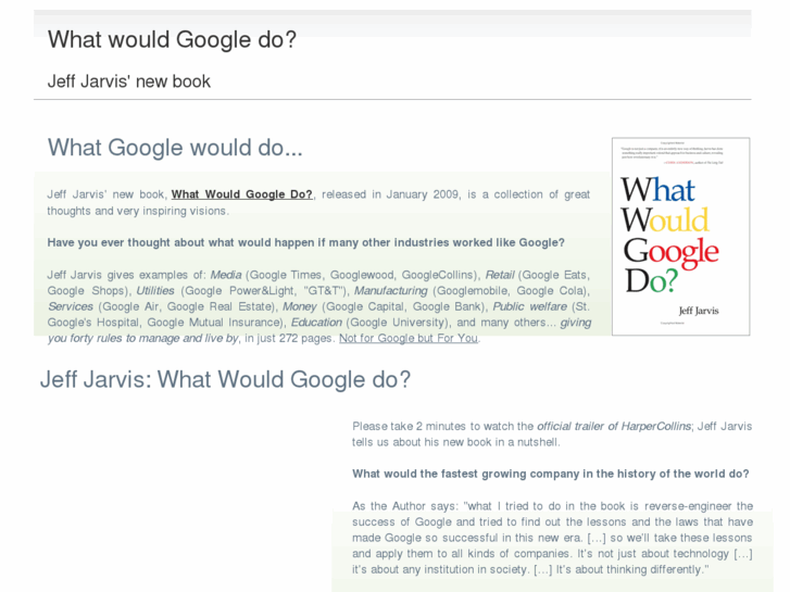 www.whatwouldgoogledobook.com