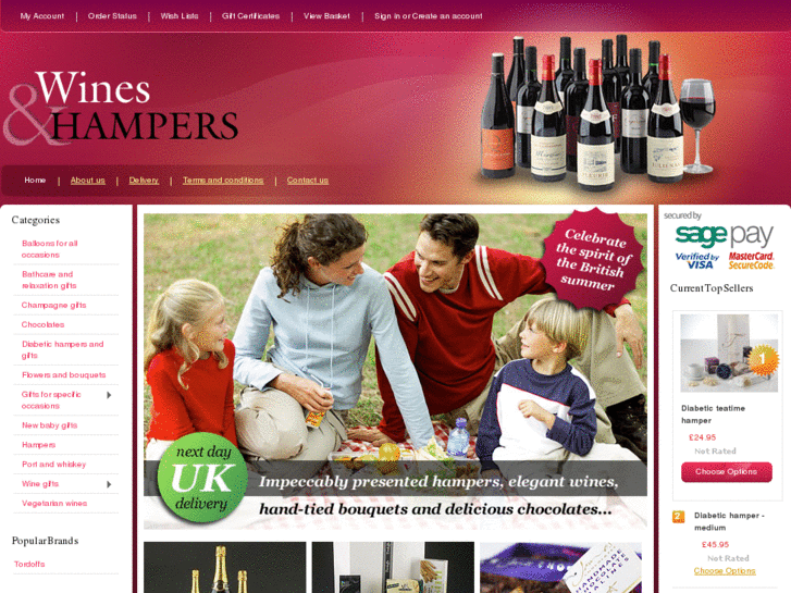 www.winesandhampers.com