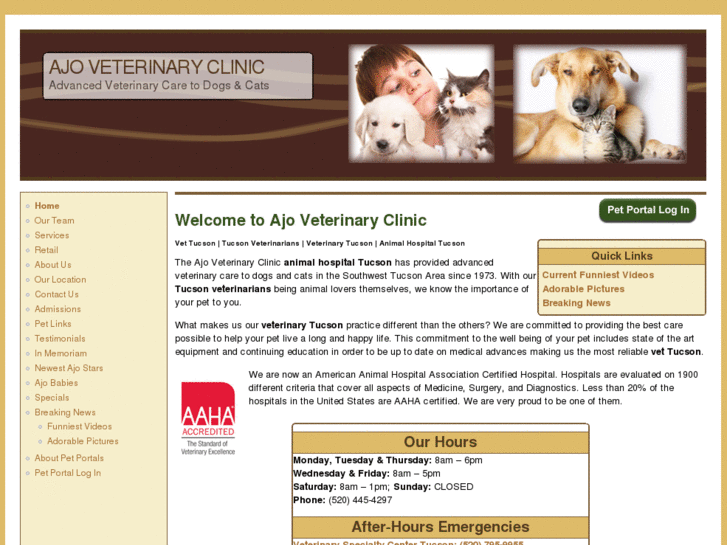 www.ajoveterinaryclinic.com