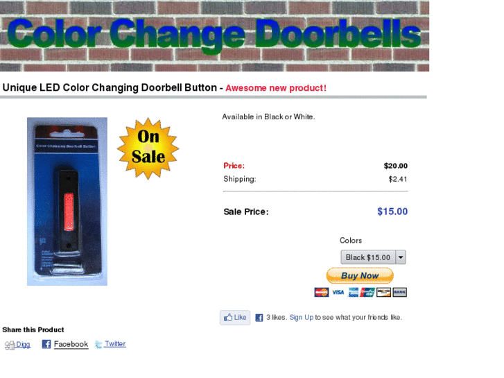 www.colorchangedoorbells.com