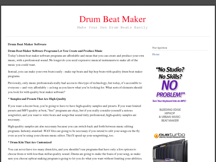 www.drumbeatmaker.com