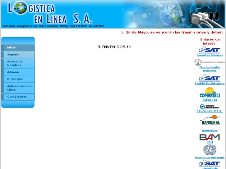 www.logisticaenlineasa.com