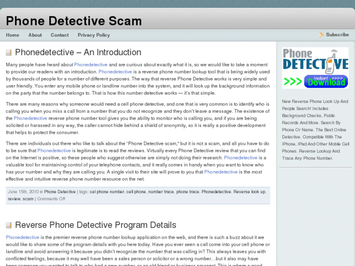 www.phonedetectivescam.com