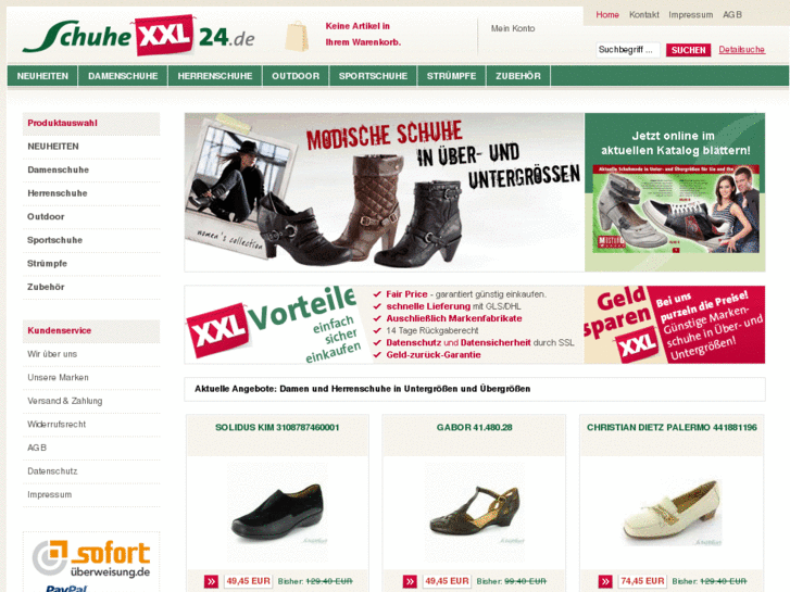 www.schuhexxl24.de