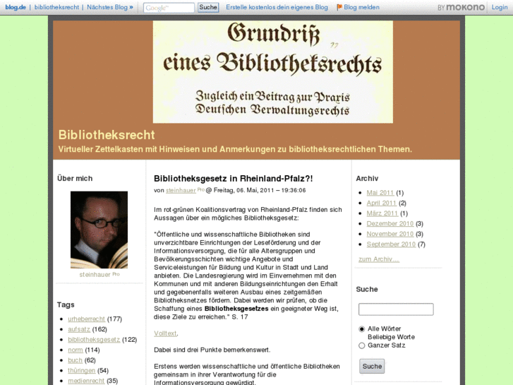 www.bibliotheksrecht.de