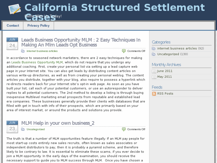 www.californiastructuredsettlementcases.com