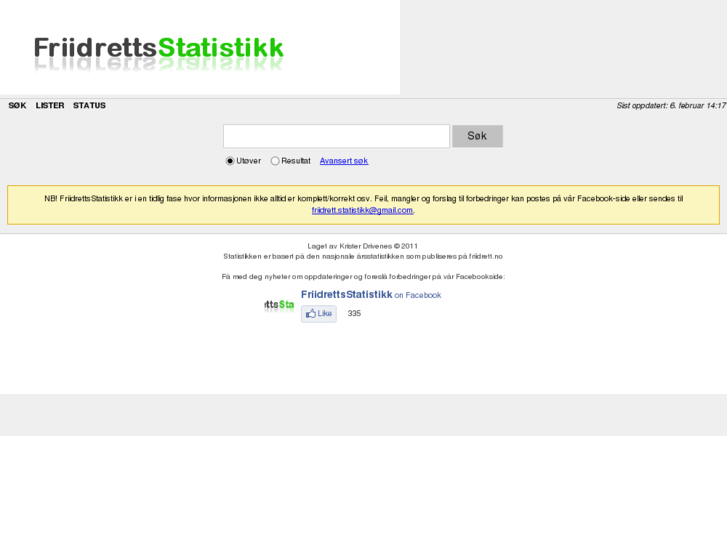 www.friidrettsstatistikk.net