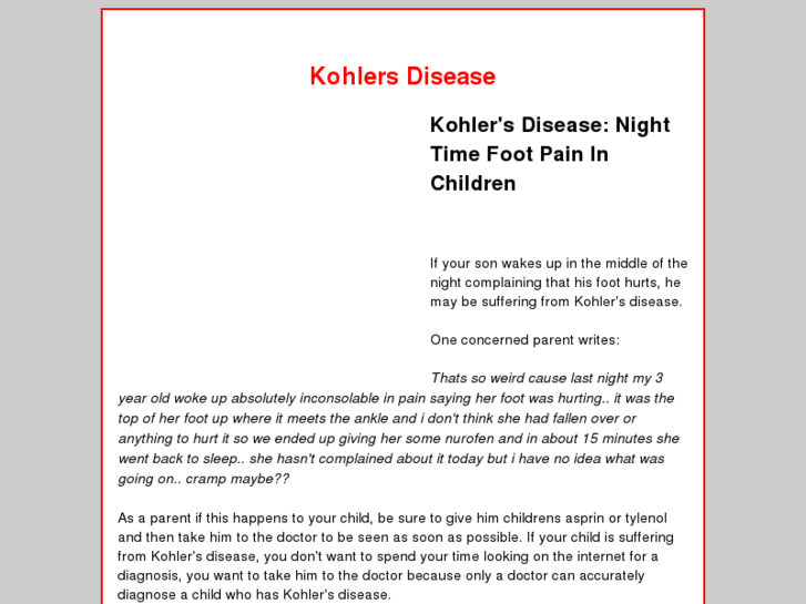 www.kohlersdisease.net