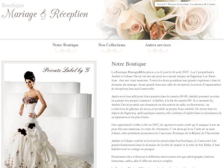 www.mariageetreception.com