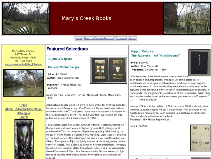 www.maryscreekbooks.com