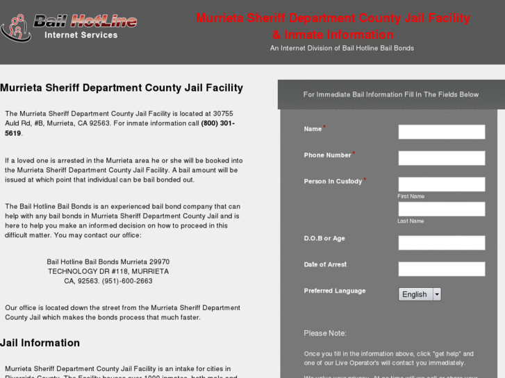 www.murrietacountyjail.com