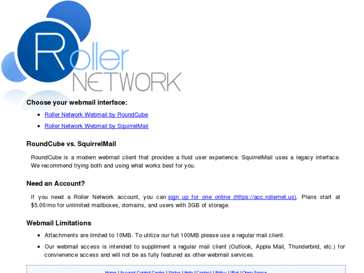 www.rollermail.net