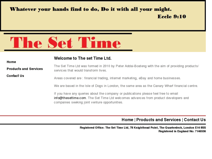 www.thesettime.com