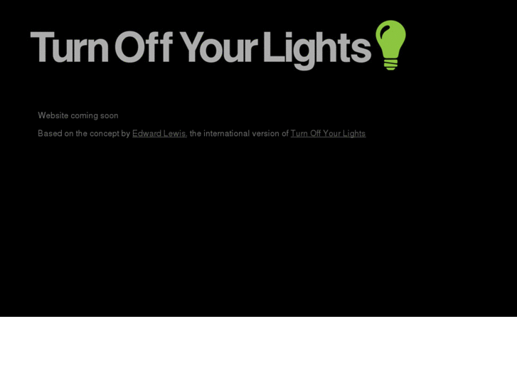 www.turnoffyourlights.org