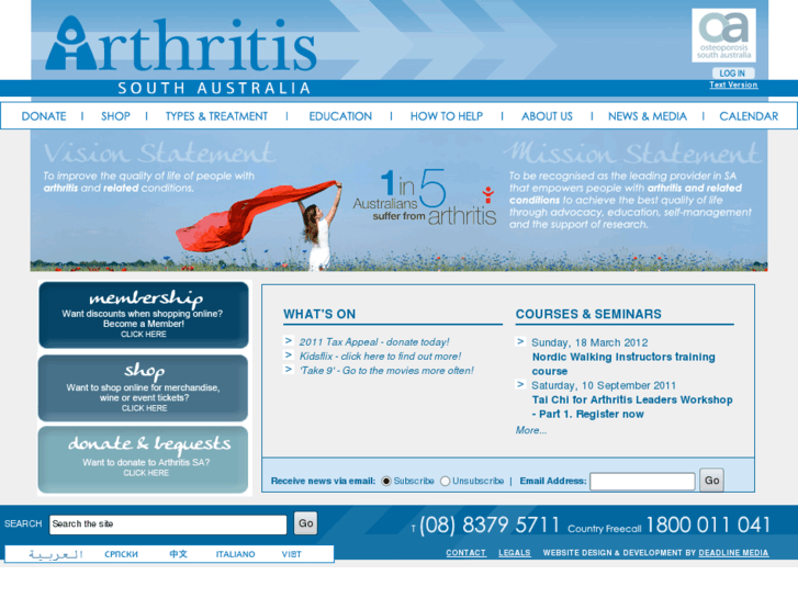 www.arthritissa.org.au