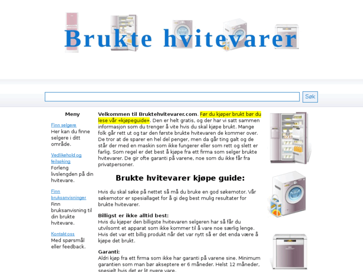 www.bruktehvitevarer.com