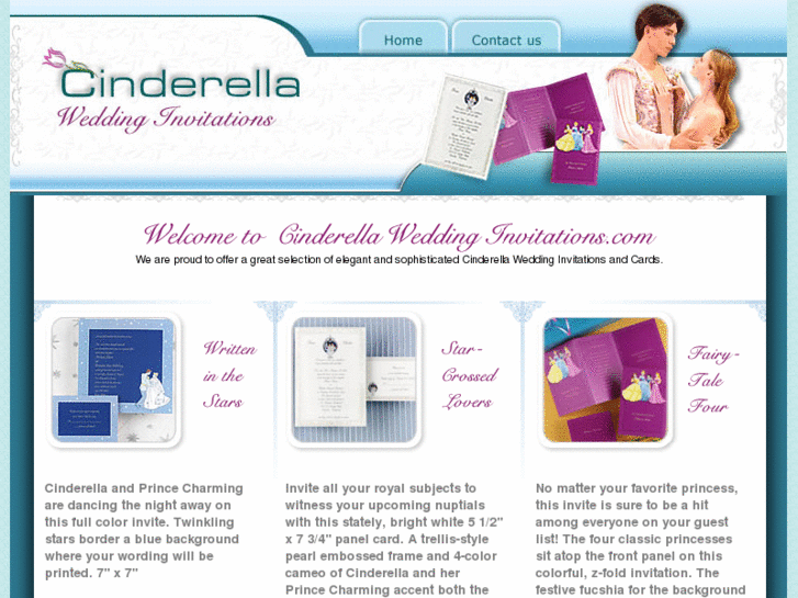 www.cinderellaweddinginvitations.com