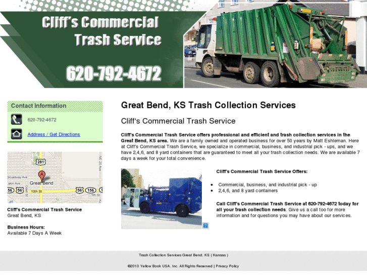 www.cliffscommercialtrashservice.com