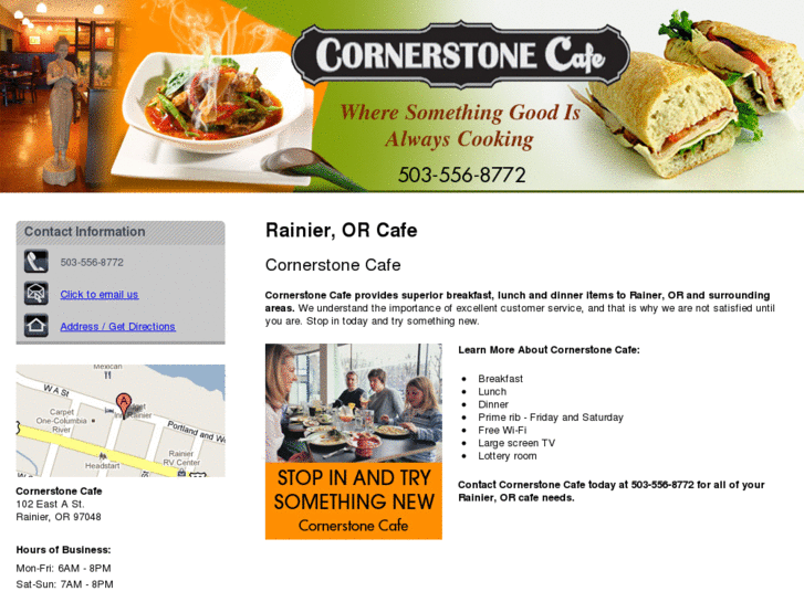 www.cornerstonecafellc.com