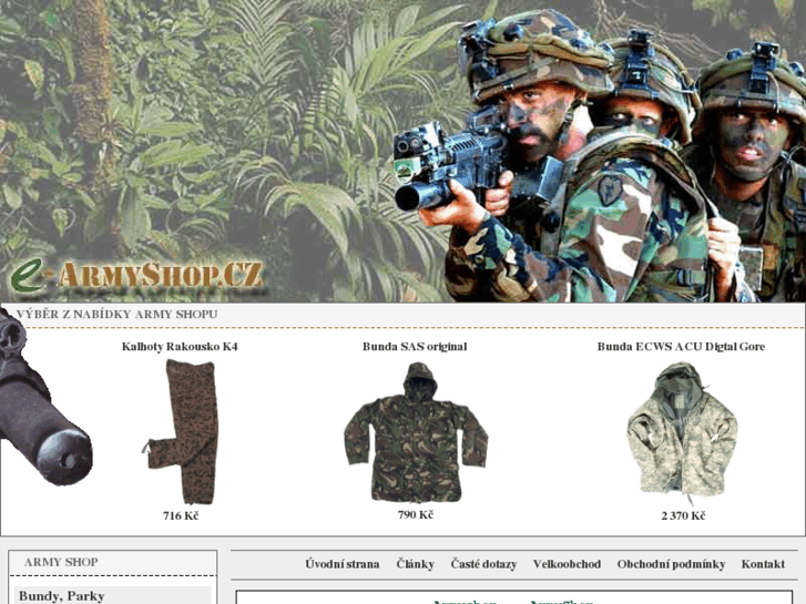 www.e-armyshop.cz