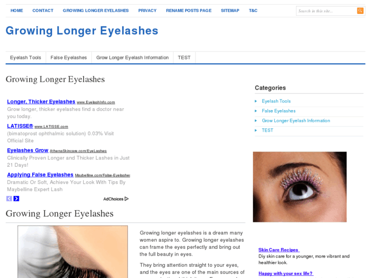 www.growinglongereyelashes.net