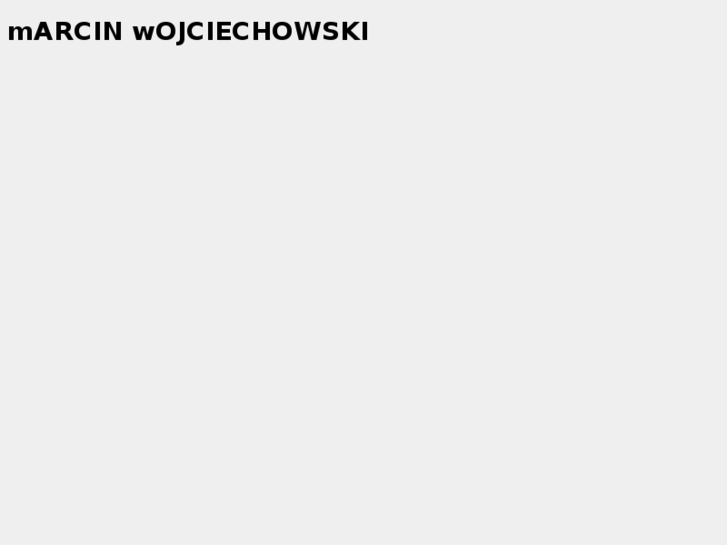 www.marcin-wojciechowski.com