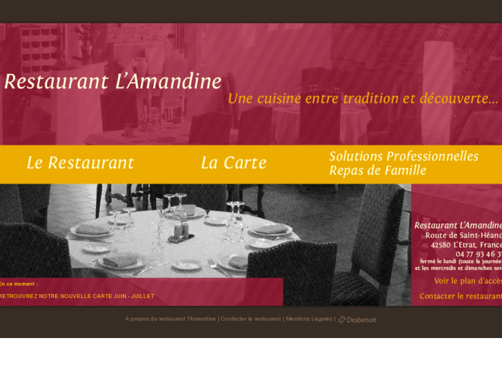 www.restaurant-lamandine.com