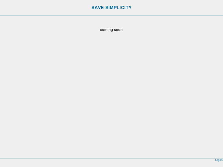 www.save-simplicity.com