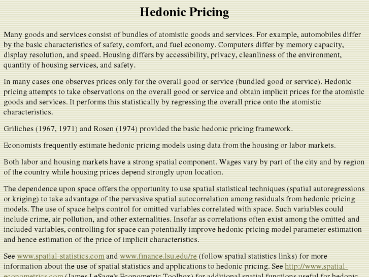 www.hedonic-pricing.com