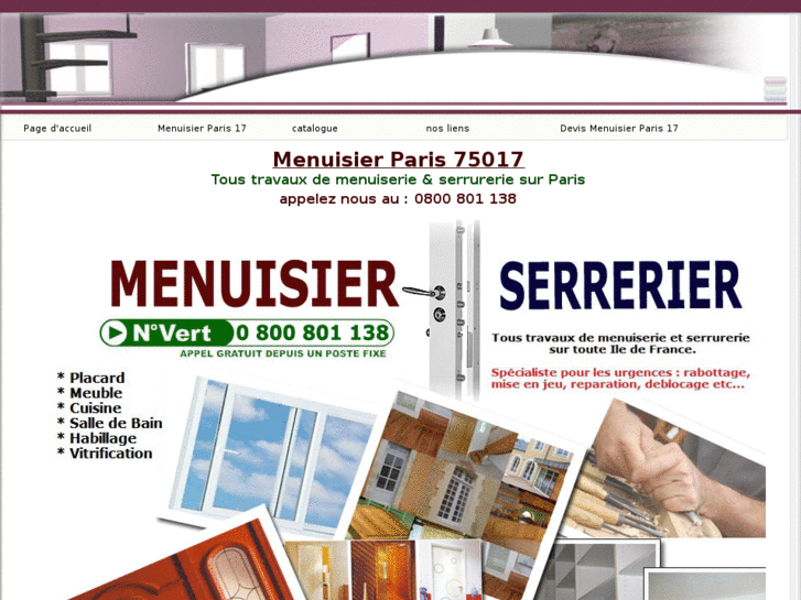 www.menuisierparis17.net